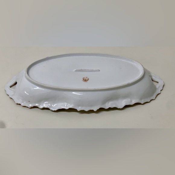 19th Century Antique German R S Prussia Oblong Ornate Relish Tray Plate - Picture 6 of 16